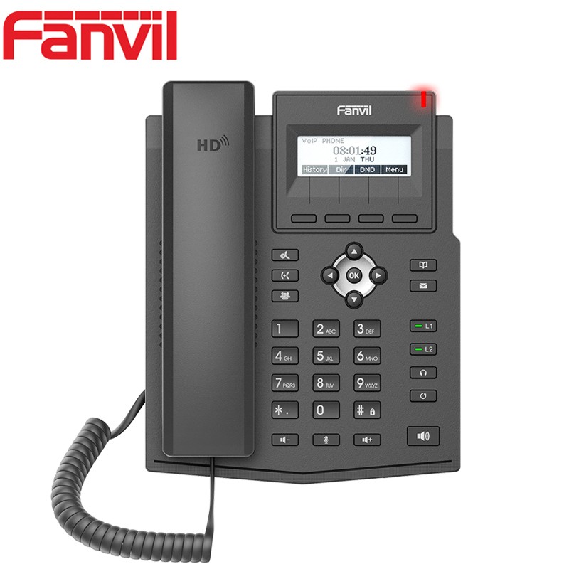 方位(Fanvil) X1S/X1SP入门级IP电话机 桌面电话机 VOIP网络电话机 呼叫中心电话机 办公座机