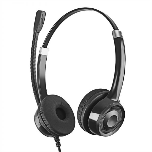 Beien贝恩CS12-USB电脑耳机双耳头戴话务耳机 客服耳麦