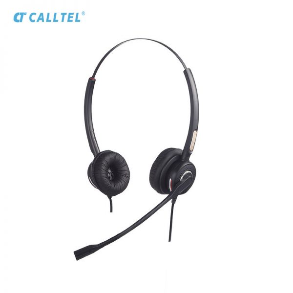 Calltel 科特尔得龙 H498N-111-DH呼叫中心客服耳机双耳话务耳麦