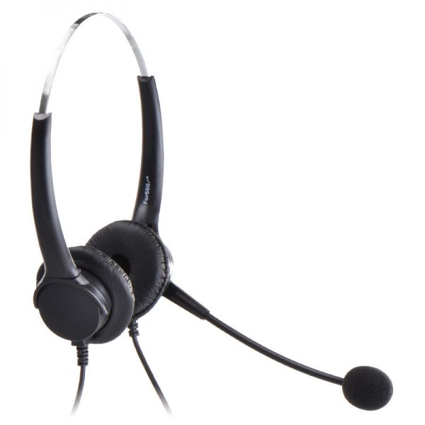 北恩（HION）FOR600D 头戴式双耳话务耳机/呼叫中心客服电销耳麦/教育培训-USB+主动降噪+调音量+闭音(B9)