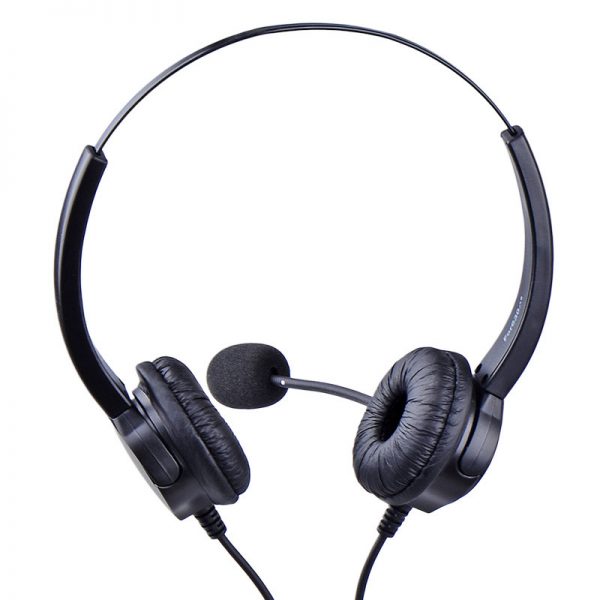 北恩（HION）FOR630D 头戴式双耳话务耳机/呼叫中心话务员降噪耳麦/电脑耳机/客服耳麦/电销耳机-双插头(B5)