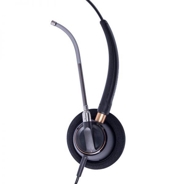缤特力/博诣polyHW510V专业话务耳机 高端呼叫中心客服耳麦 听力保护/ 宽频降噪麦克风 QD头不含线-宝利通