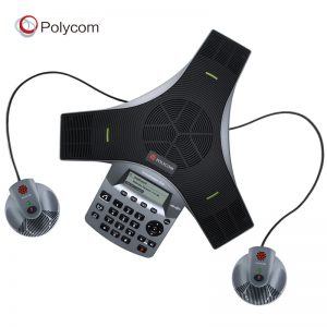 宝利通polycom PSTN/IP双模视频会议系统终端 Duo套装八爪鱼高保真全向麦克风 适合60-100㎡中大型会议室