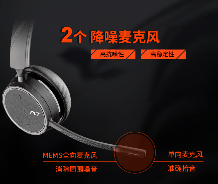 缤特力（Plantronics）VOYAGER 4220D OFFICE双耳蓝牙耳机