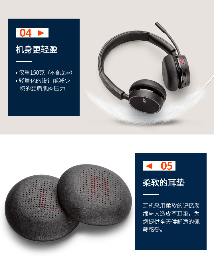 缤特力（Plantronics）VOYAGER 4220D OFFICE双耳蓝牙耳机