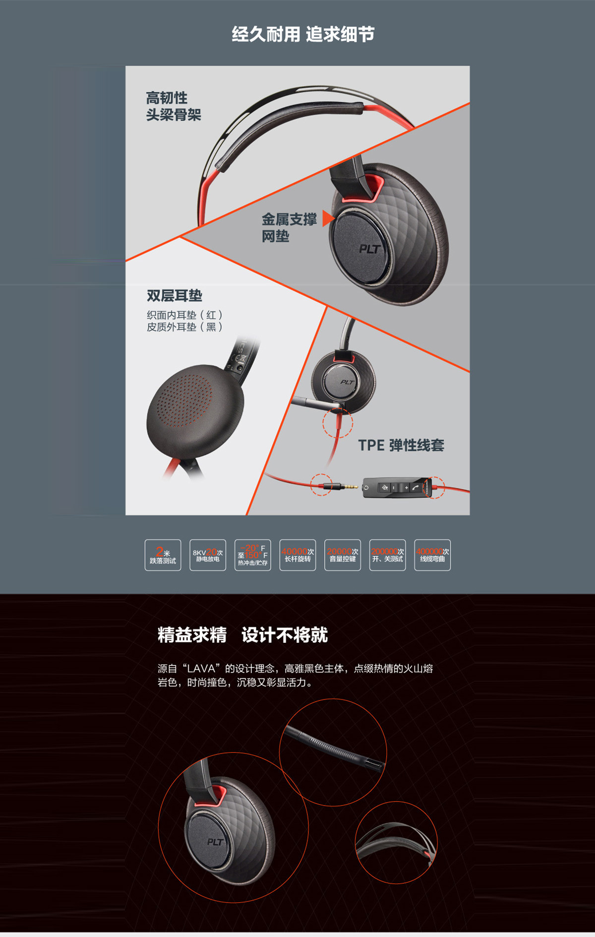 http://缤特力（Plantronics）C5220 USB+3.5MM 双耳线控耳机耳麦