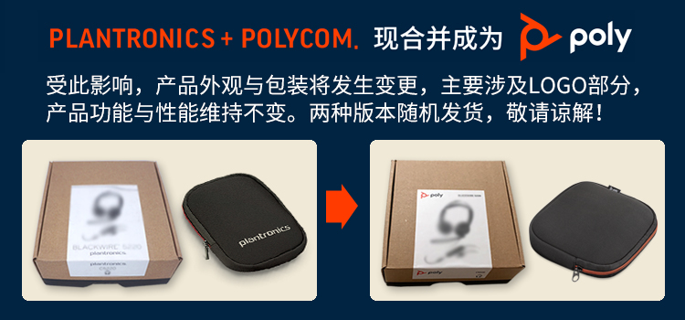 缤特力（Plantronics）C5220 USB-type-c+3.5mm双耳办公电话会议耳机