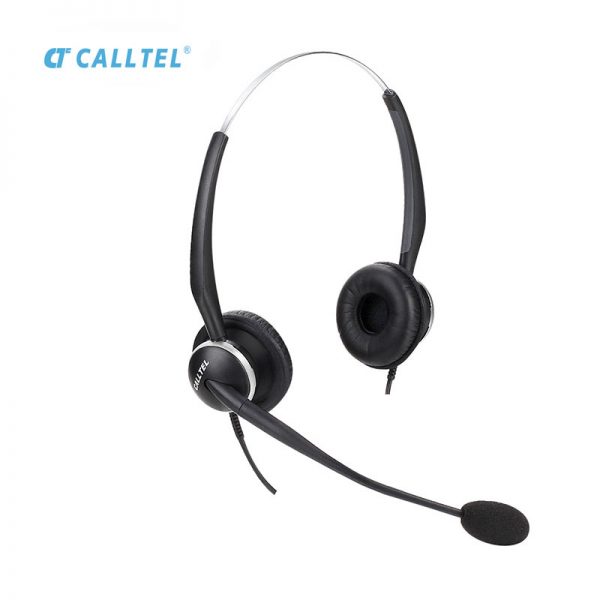 Calltel 科特尔得龙 T200-DH耳呼叫中心客服耳机双耳话务耳麦