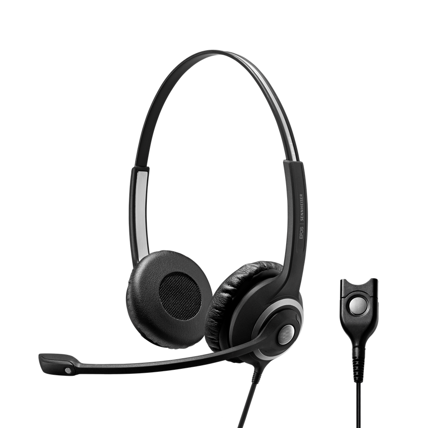 EPOS音珀 I SENNHEISER森海塞尔IMPACT SC 268有线呼叫中心耳麦(双耳耳机,ED, 窄带)