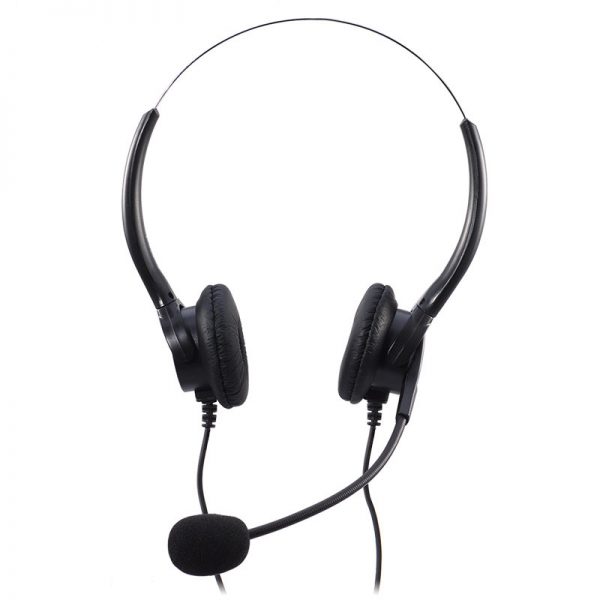 北恩（HION）FOR600D 头戴式双耳话务耳机/呼叫中心客服电销耳麦/教育培训-USB+主动降噪+调音量+闭音(B9)