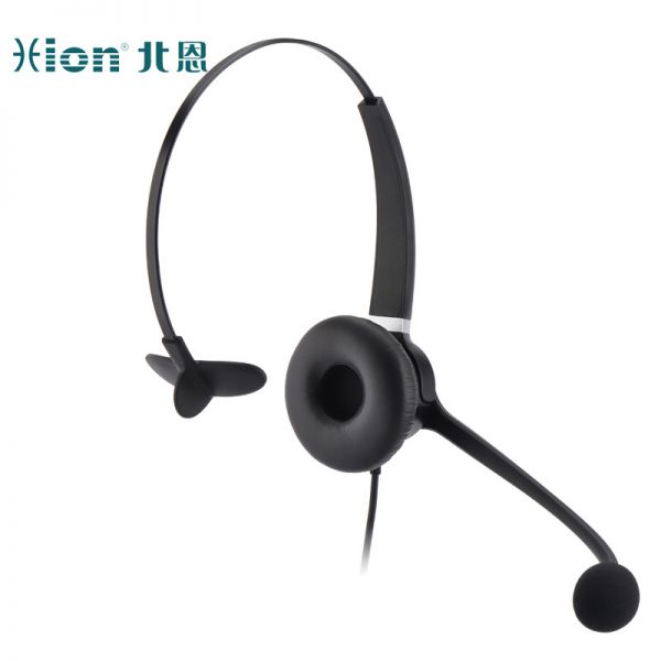 北恩（HION）FOR900 头戴式轻量级单耳话务耳机/呼叫中心客服耳麦/客服坐席电脑耳机/电销耳麦-双插头(B5)