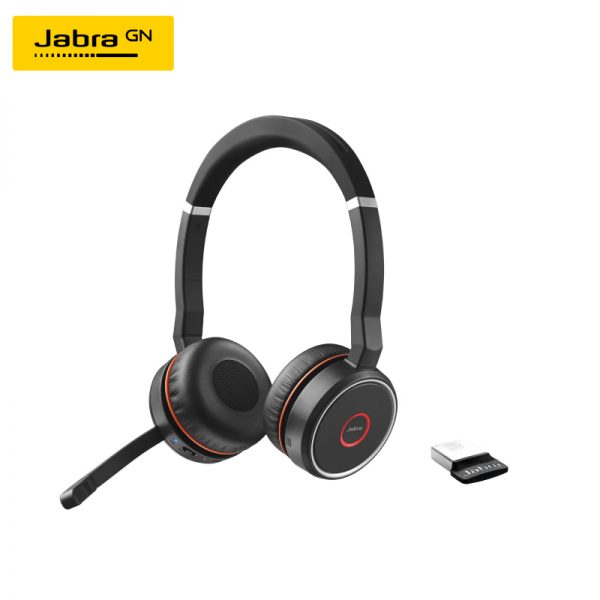 捷波朗(Jabra)Evolve 75无线蓝牙主动降噪 双耳-不含底座 MS/UC 微软认证 会议头戴式客服耳机呼叫中心音乐娱乐耳麦