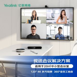 Yealink亿联视讯会议多屏集成解决方案（CP900_BT50_UVC30_RoomCast_WPP20） 适用于10㎡-20㎡ 提供指导