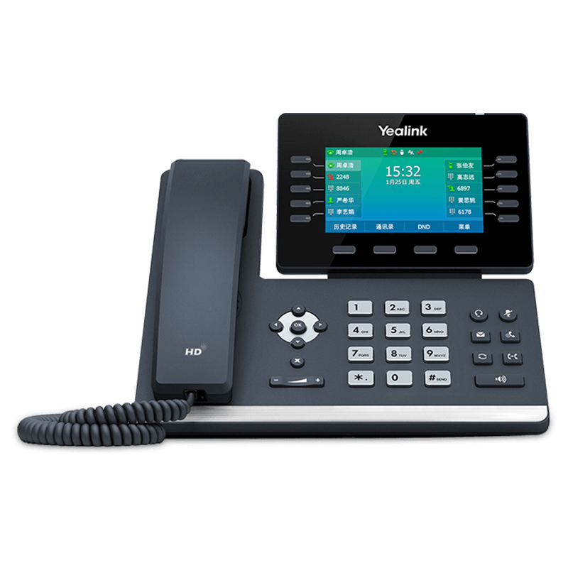 Yealink亿联SIP-T54W高端商务话机/ ip电话/sip话机/VOip商务办公座机/企业办公电话机